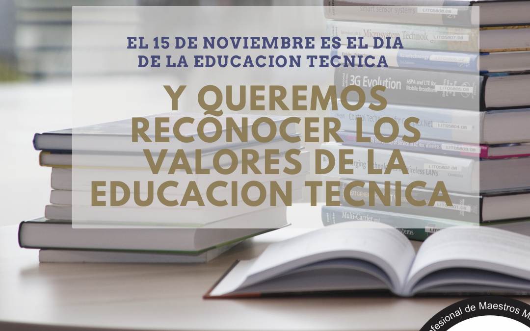 15 de Noviembre: Día de la Educación Técnica y el Colegio lanza nueva consigna en redes para sus matriculados